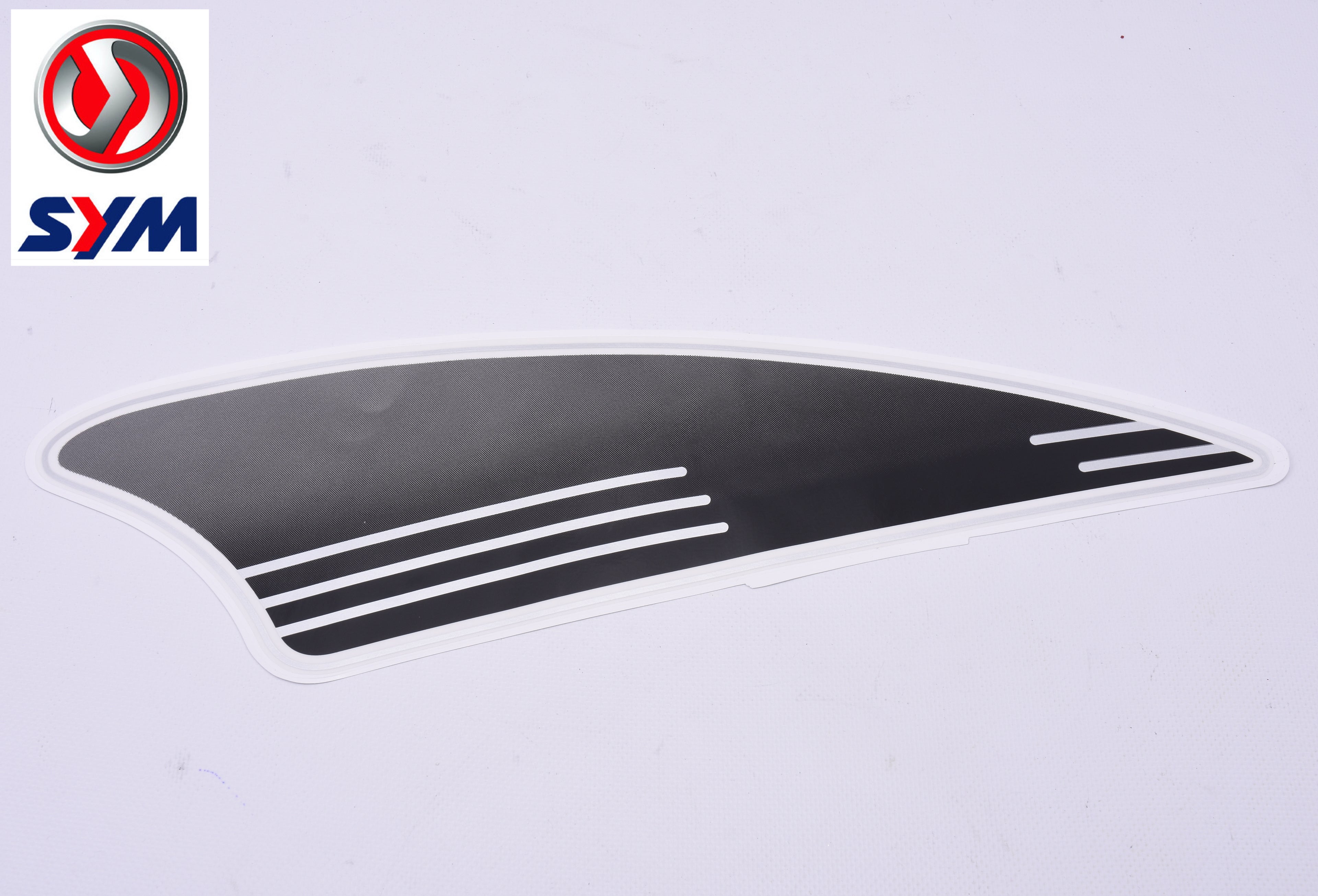 STICKER MOTORSCHERM LINKS ZWART OEM | SYM CELLO - ALLO