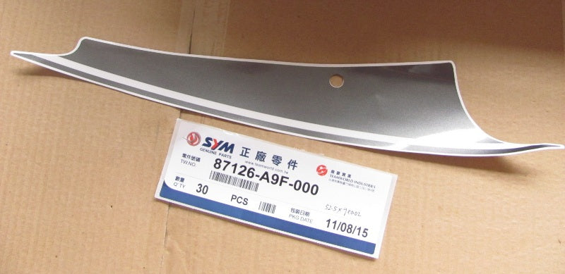 STICKER MOTORSCHERM LINKS ZWART OEM | SYM CELLO - ALLO