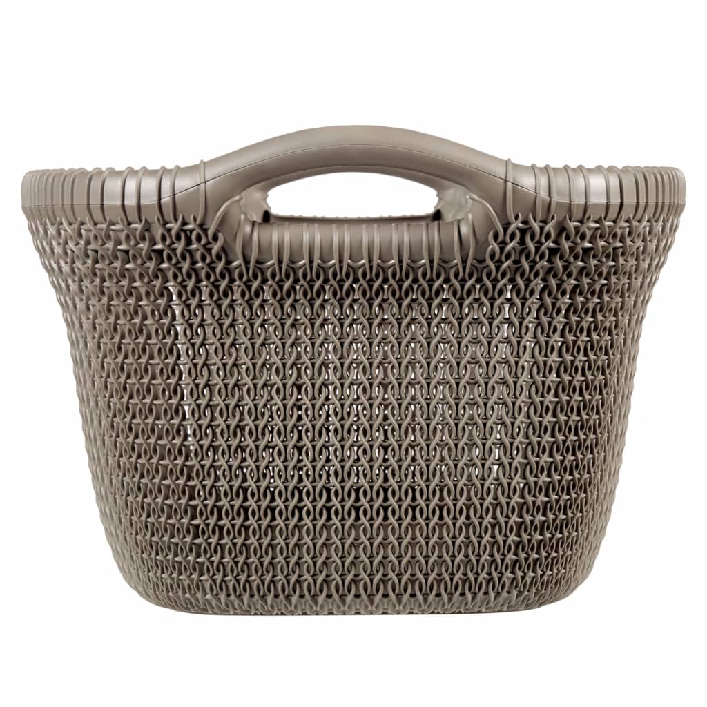 Curver knit wasmand 40ltr bruin