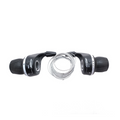 Microshift 24 speed versteller set. 3x8 speed, linker en rechter versteller