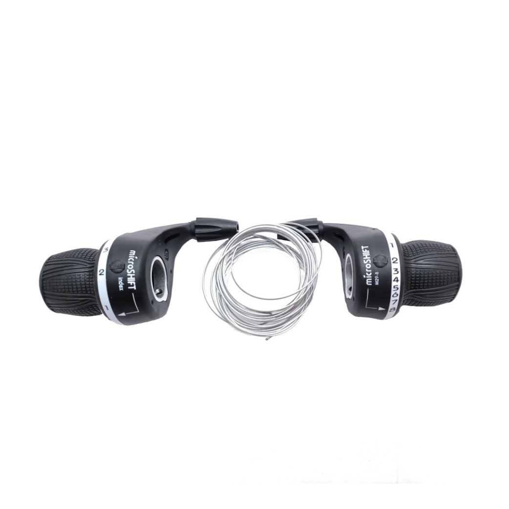 Microshift 24 speed versteller set. 3x8 speed, linker en rechter versteller