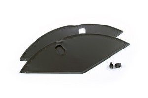 Jasbeschermer 26 inch lakdoek mat zwart