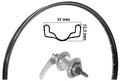 Kgs achterwiel 28 inch (622) velg zwart velamos remnaaf