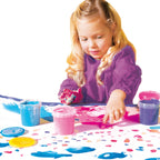 SES Vingerverf Trendy, 4 Kleuren