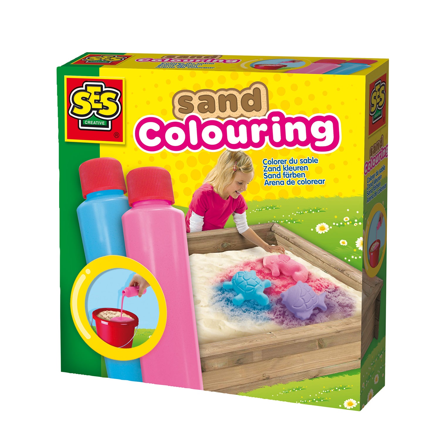 SES Zand Kleuren Blauw en Roze