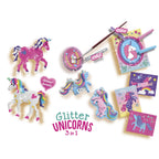 SES Glitter Eenhoorns Knutselset 3in1