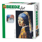 Ses beedz art: strijkkralen meisje met de parel | 2 stuks