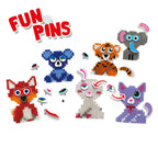 SES Creative Strijkkralen FunPins dieren