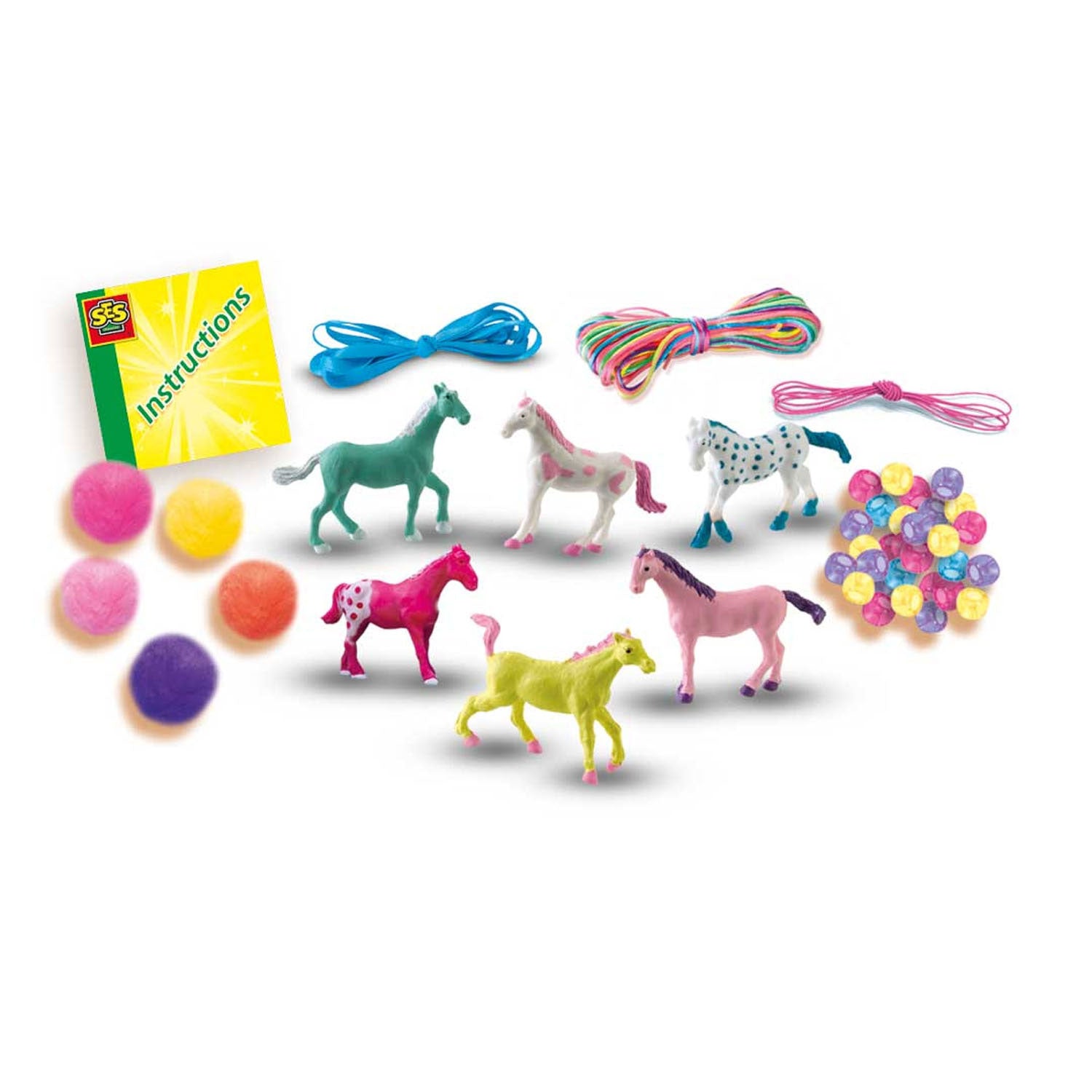 SES Paarden Pompon Sieraden
