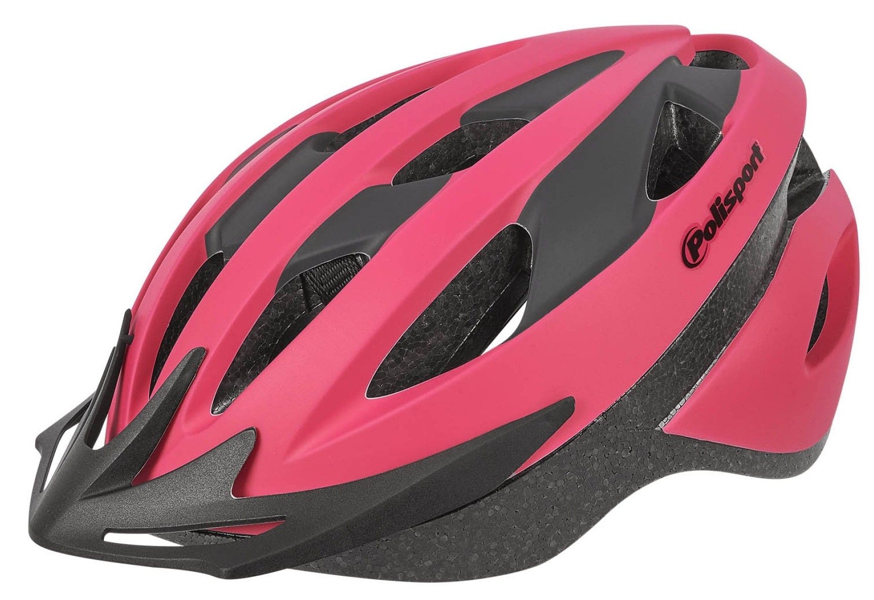 polisport sport ride fietshelm l 58-62cm fuchsia/zwart