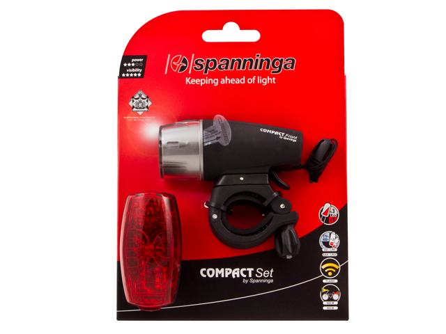 Spanninga verlichting set compact+batterijen op kaart