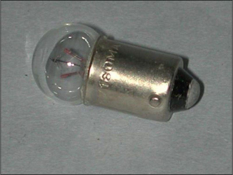 Lamp 6v 0.05a ba9s achter per 10 st