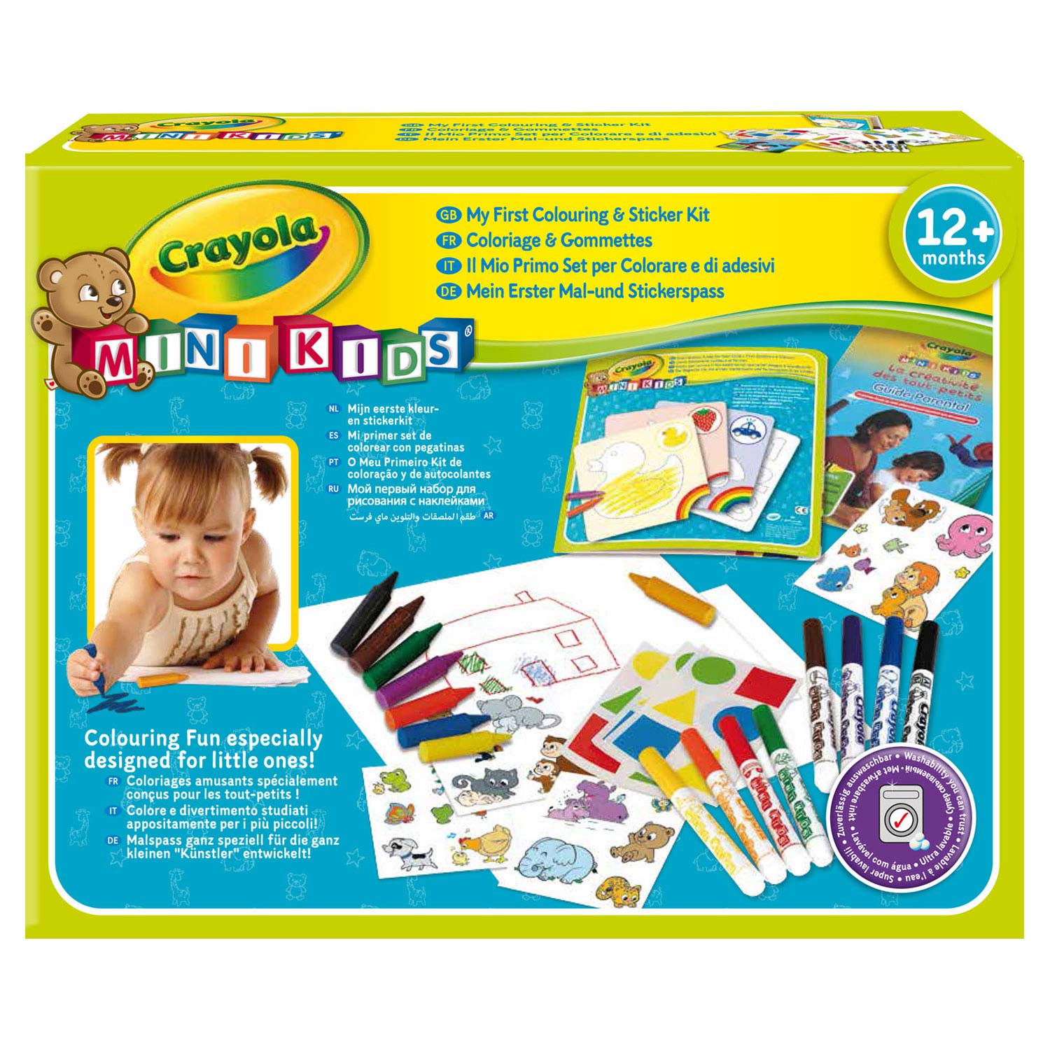 Crayola Mini Kleuren Stickerset
