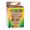 Crayola - Colors of the World Waskrijtjes 24 stuks