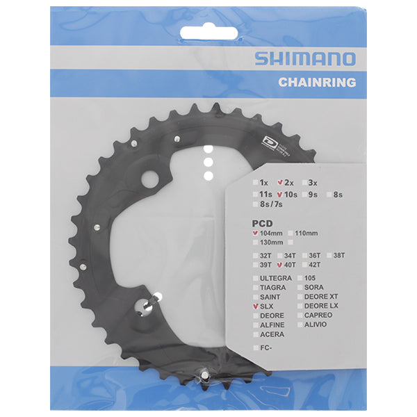 Kettingblad 40T Shimano Deore LX / SLX FC-M675 40T-AJ (voor 40/28T)