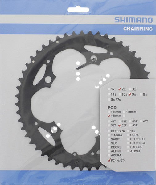 Kettingblad 52T Shimano 105 FC-5700 - zwart