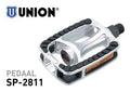 Union pedalen sp-2811 aluminium antislip zilver
