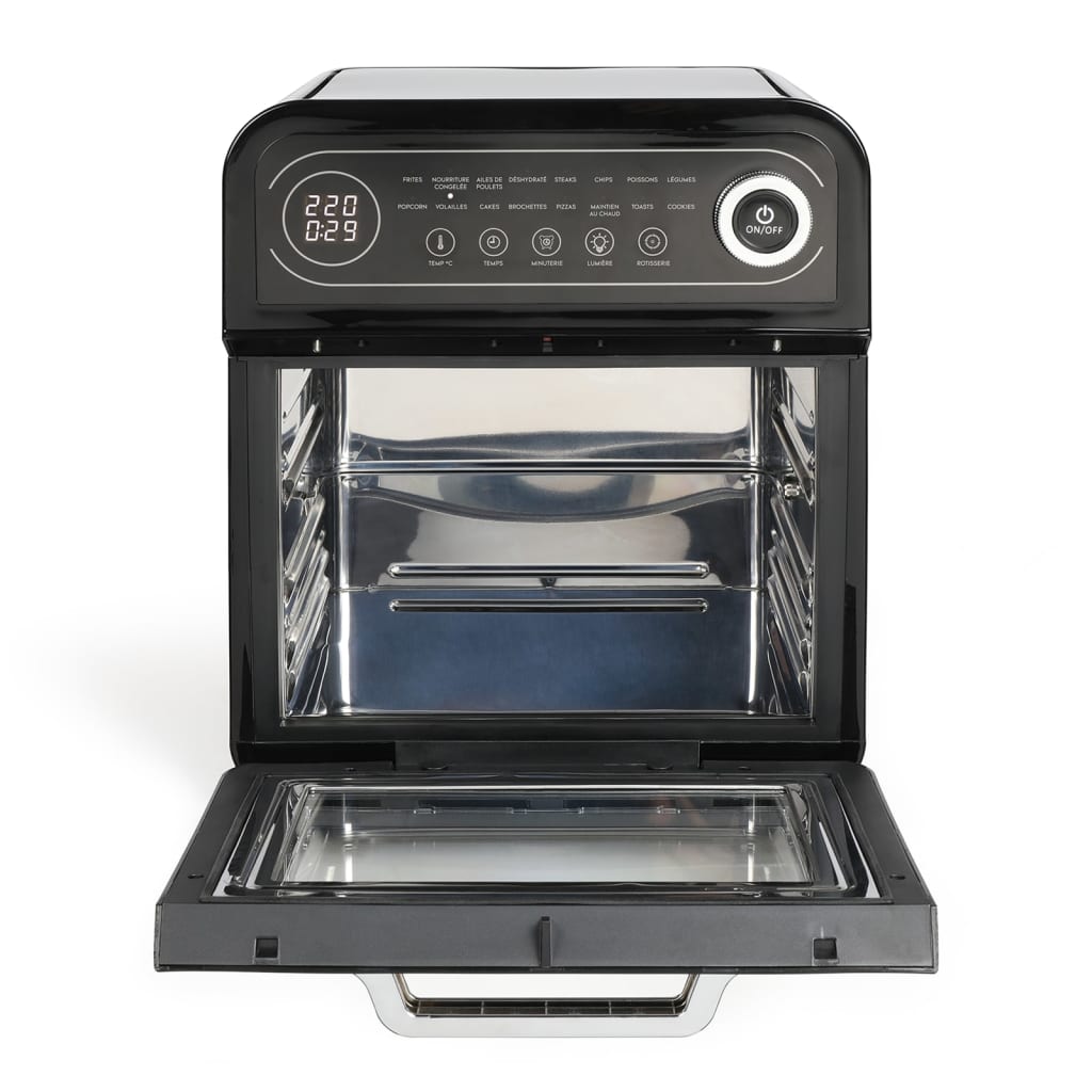 Livoo airfryer oven 1600 w 12 l zwart
