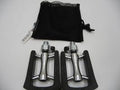 Pedalen Clip-on Sport afneembaar alu zilver