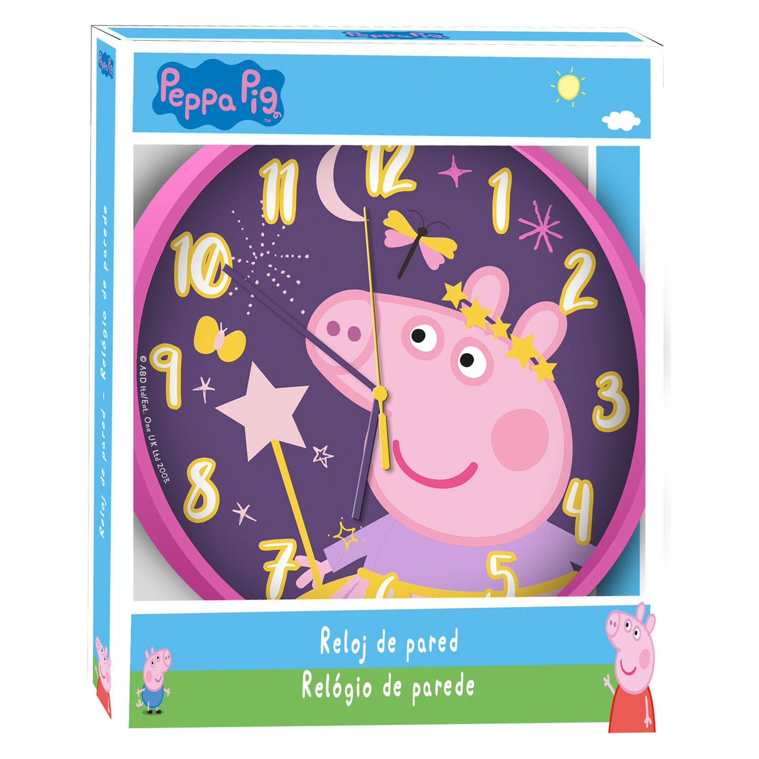 Kids Licensing Licensing Wandklok Peppa Pig