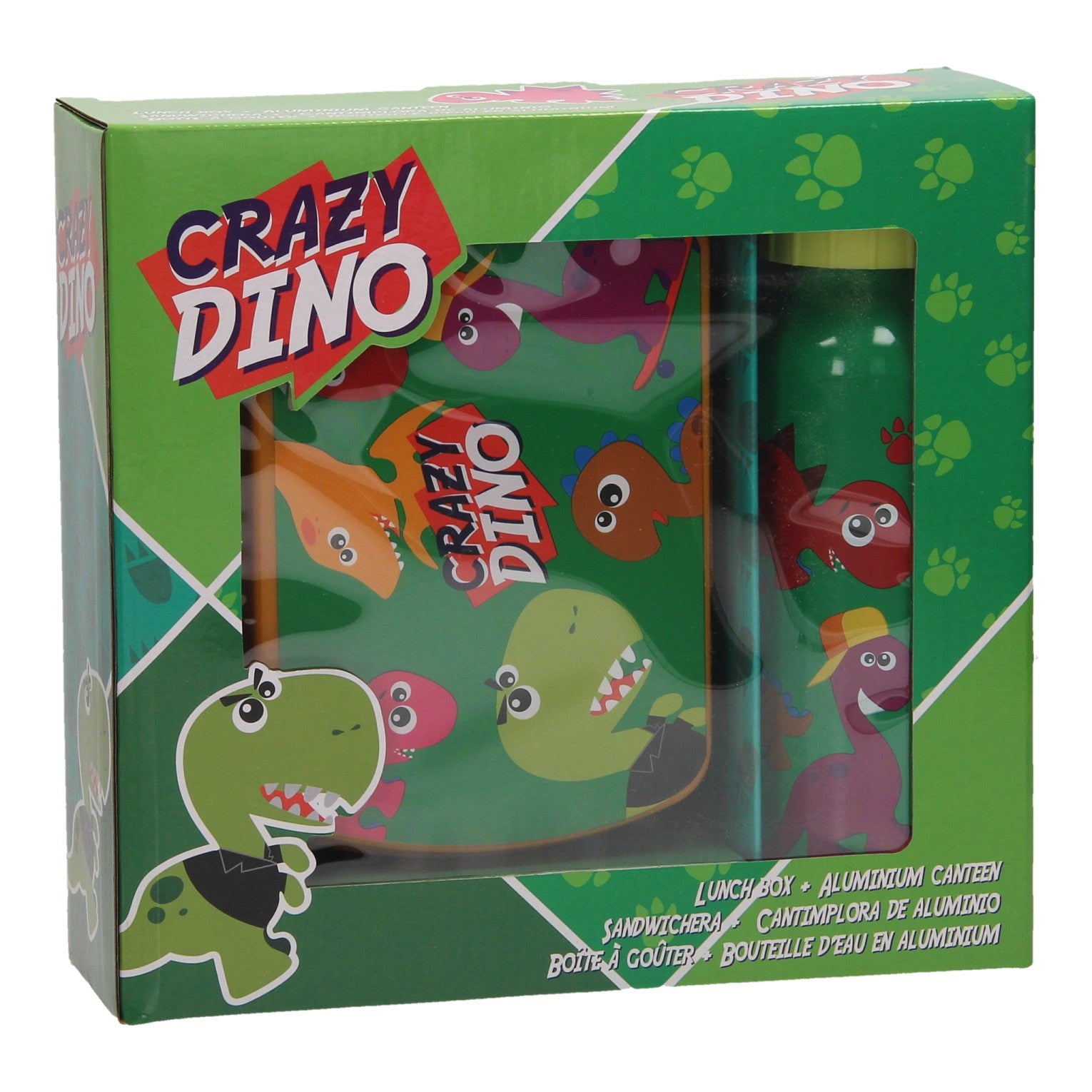 Kids Licensing Broodtrommel en Aluminium Drinkfles Dinosaurus