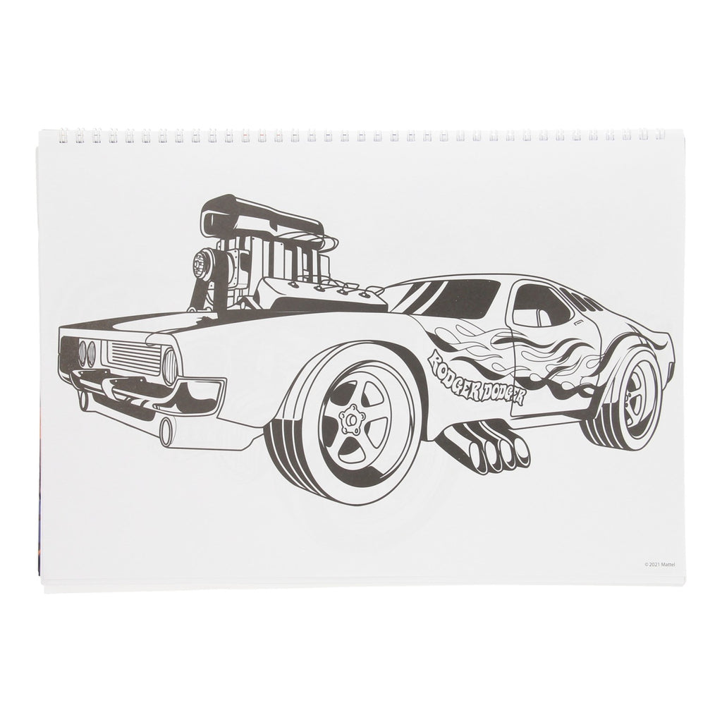 Hot Wheels Schetsboek met Stickers