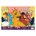 Disney Lion King Kleurplaten met Stencil en Stickervel