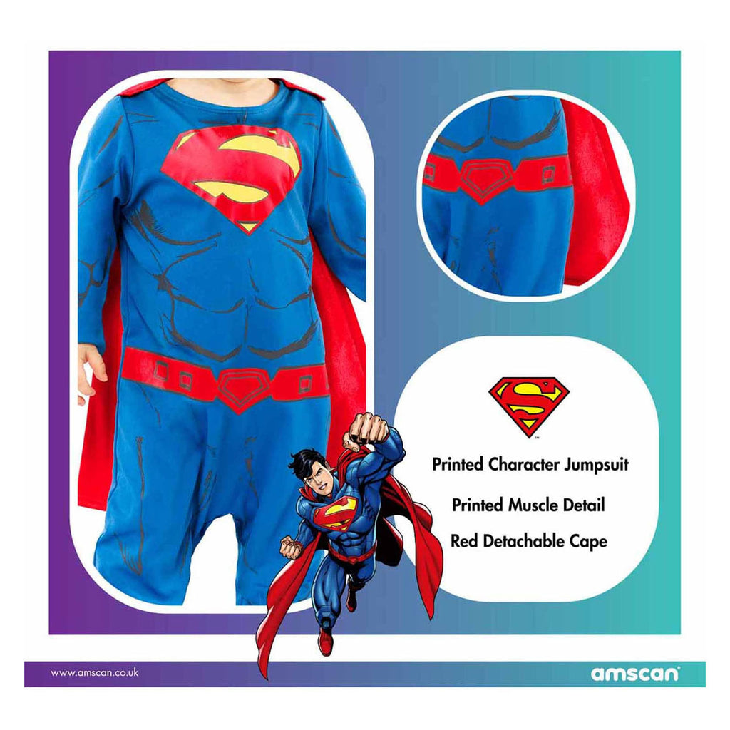 Kinderkostuum Superman, 1,5-2 jaar