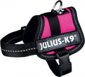 julius k9 power-harnas tuig voor labels fuchsia