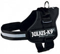 Julius k9 Power-harnas / tuig voor labels zwart