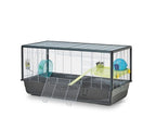 Savic Hamsterkooi plaza knock down grijs / zilver