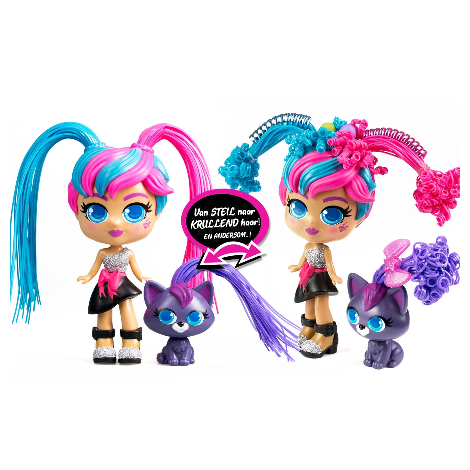Silverlit Curli Girls Deluxe Milli & katje Vogue