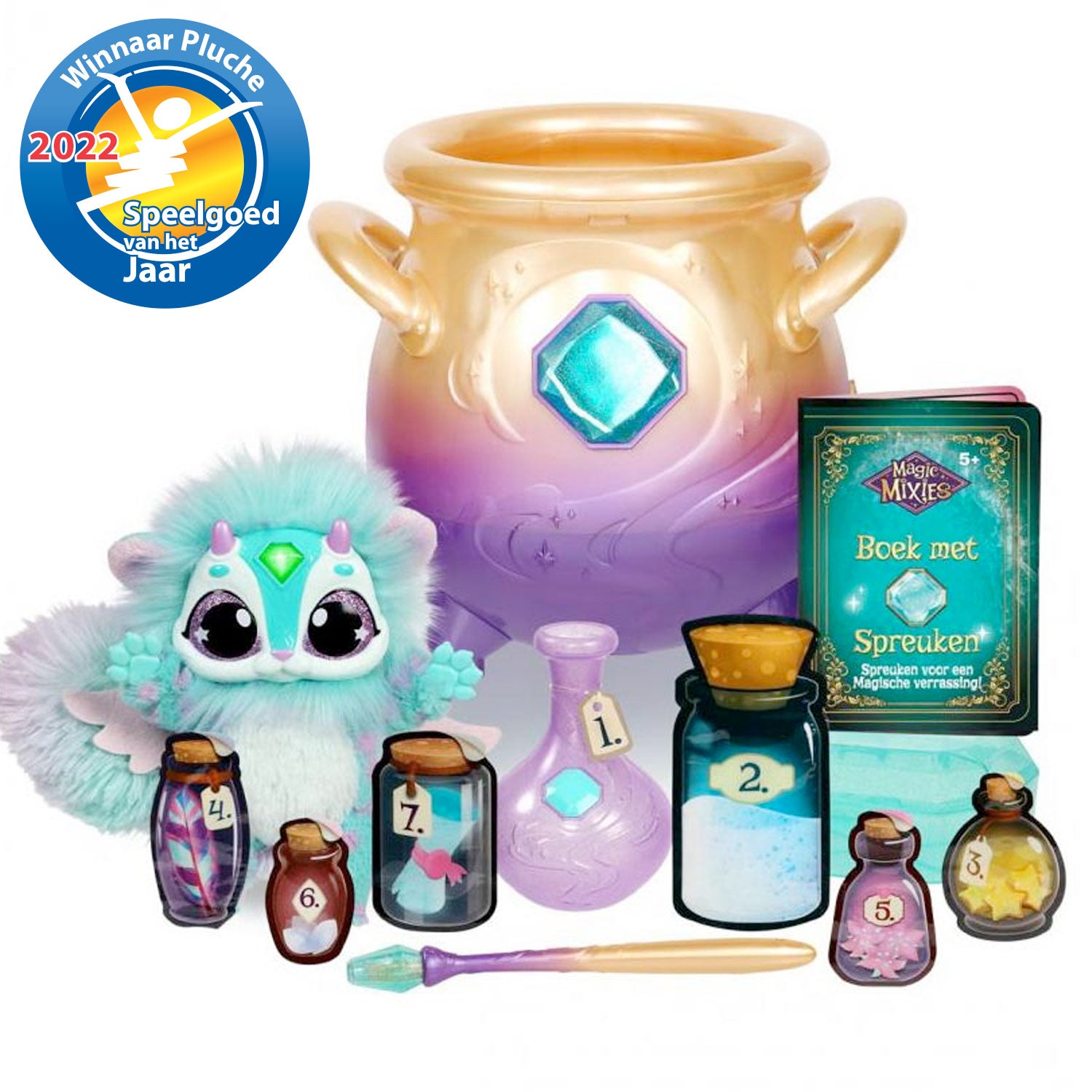 Spectron Mixies Magische Ketel met Echte Mist Blauw
