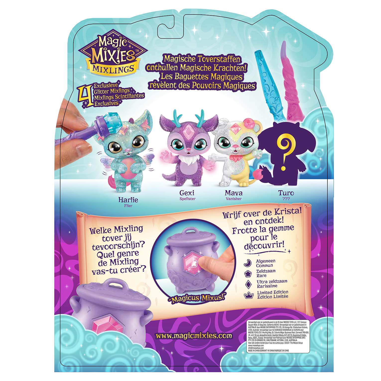 Moose Toys Mixies Mixlings Mega Pack 4 Mixlings