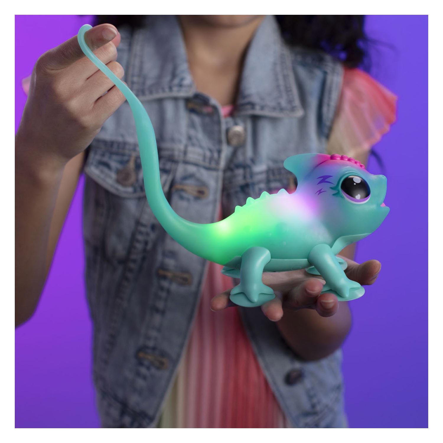 Spectron Little Live Pets Chameleon Sunny Groen Interactief