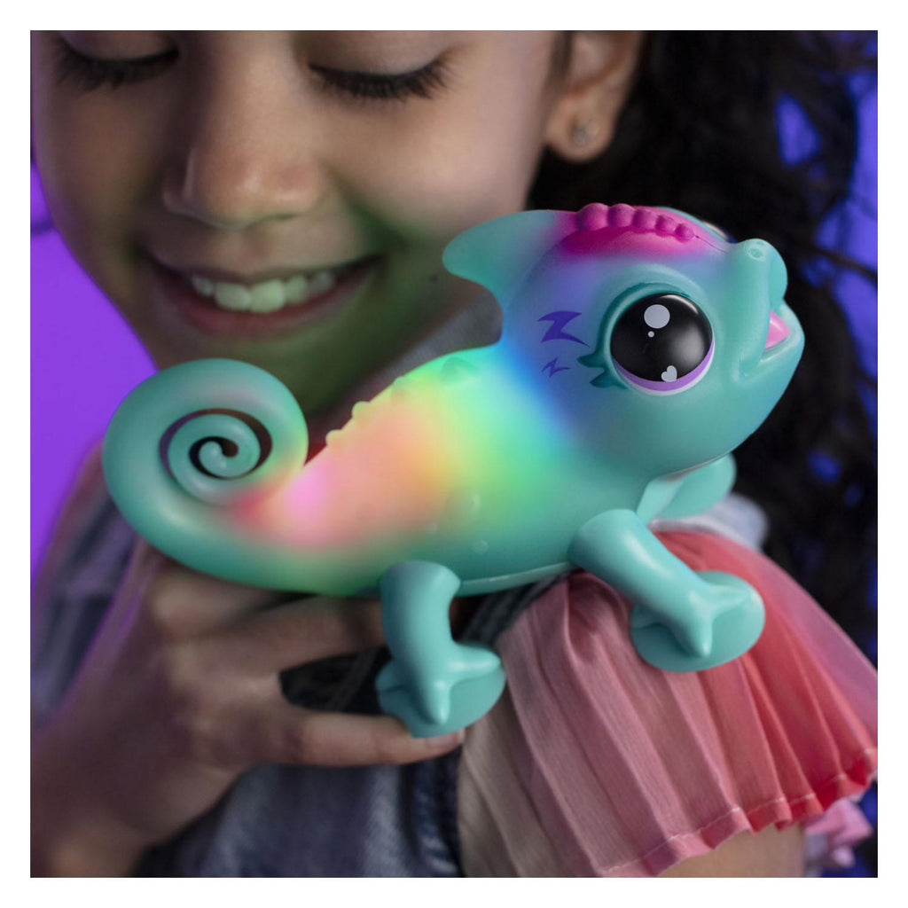 Spectron Little Live Pets Chameleon Sunny Groen Interactief