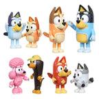 Moose Toys Bluey Speelfiguren Familie & Vrienden, 8st.