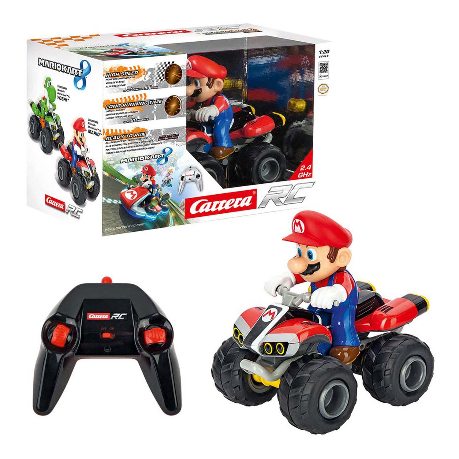 Carrera rc - super mario quad 1:20