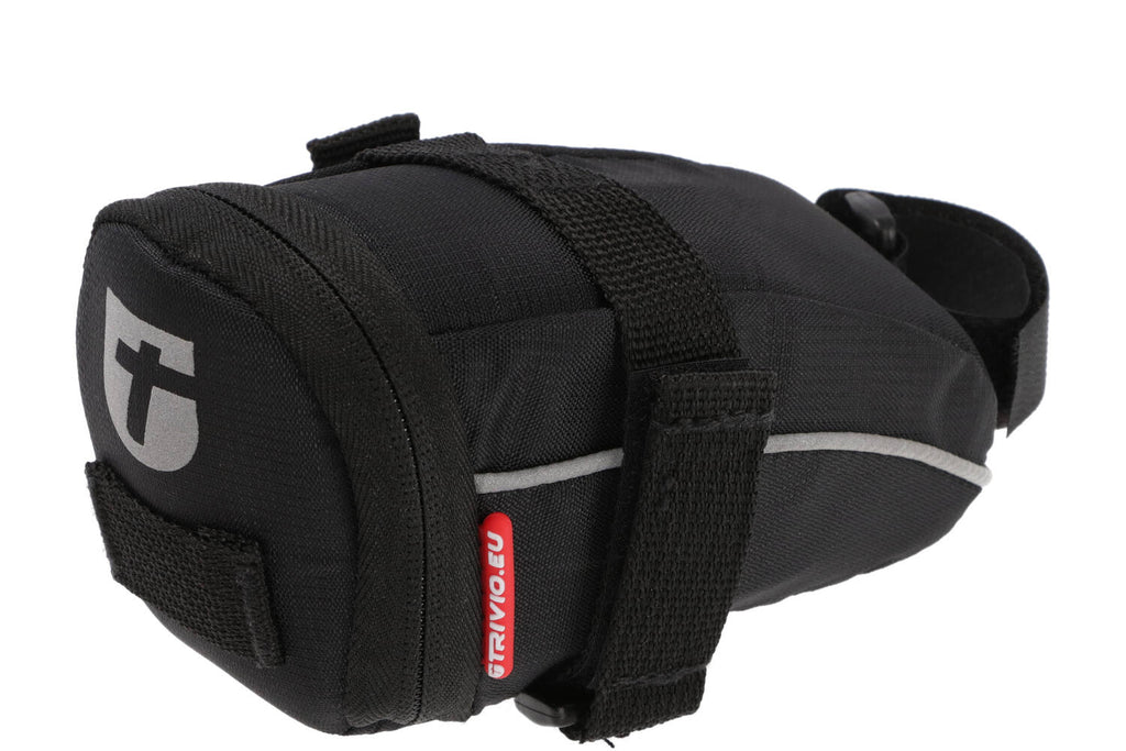 Trivio - ready to ride zadeltas + binnenband + co2 patroon met opzetstuk + bandenlichter set