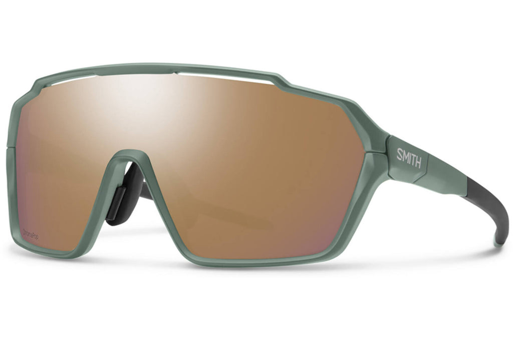 Smith - shift mag bril alpine green chrom rose gold mirror
