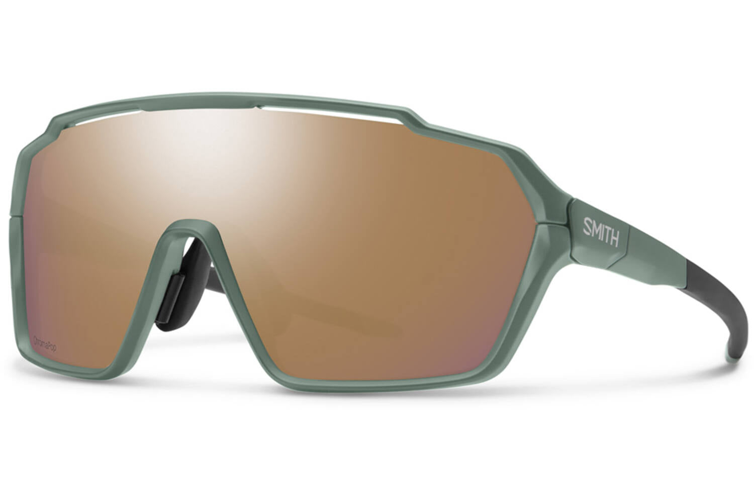 Smith - shift mag bril alpine green chrom rose gold mirror