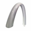 Achterspatbord 28 Transport Urban lang breed zilver