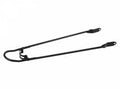 spatbordstang met bumper 28 x 1,5 inch matzwart