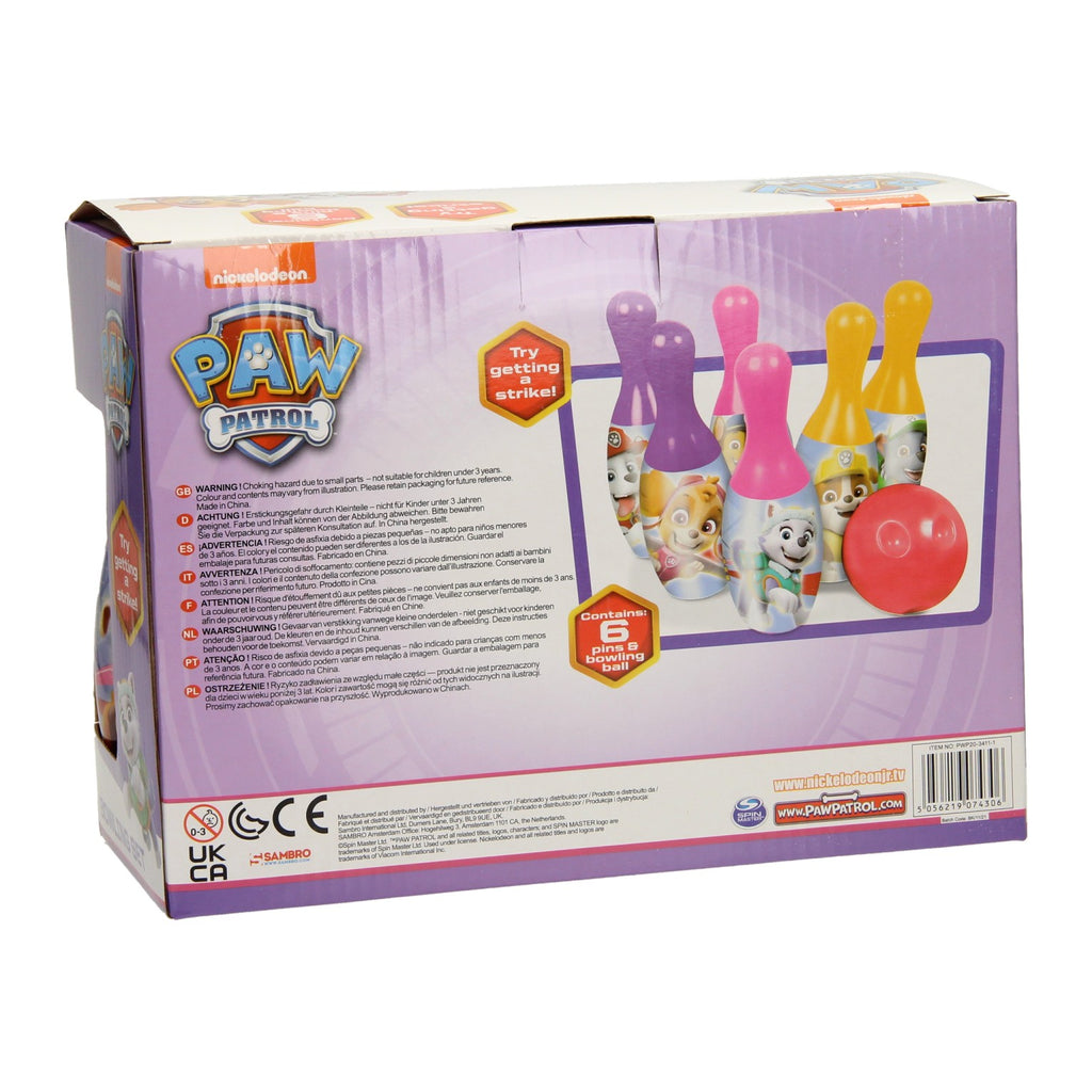 Sambro Bowlingset PAW Patrol, 7dlg.