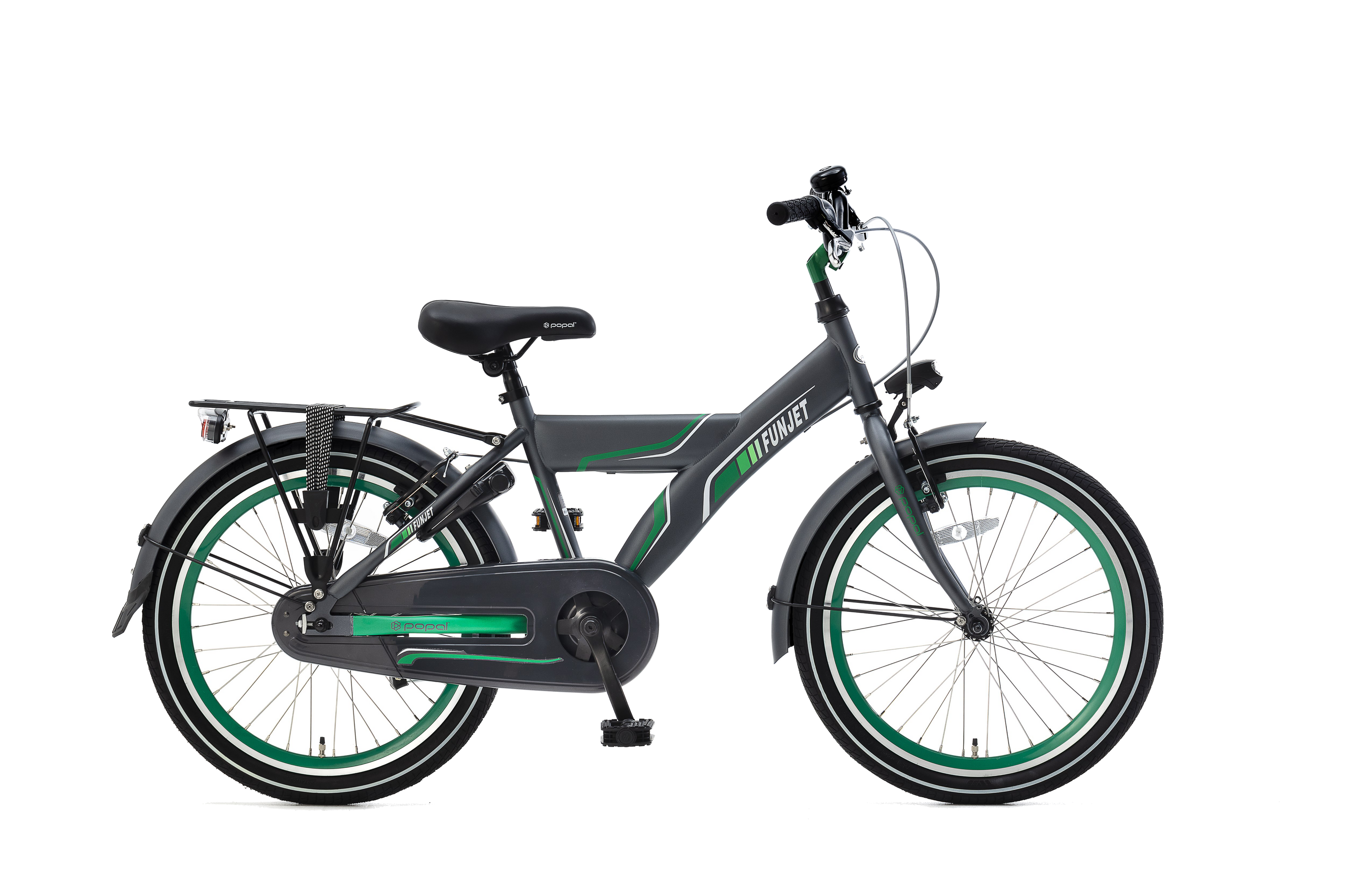 supersuper | jongensfiets | funjet x 22 | staal | grijs
