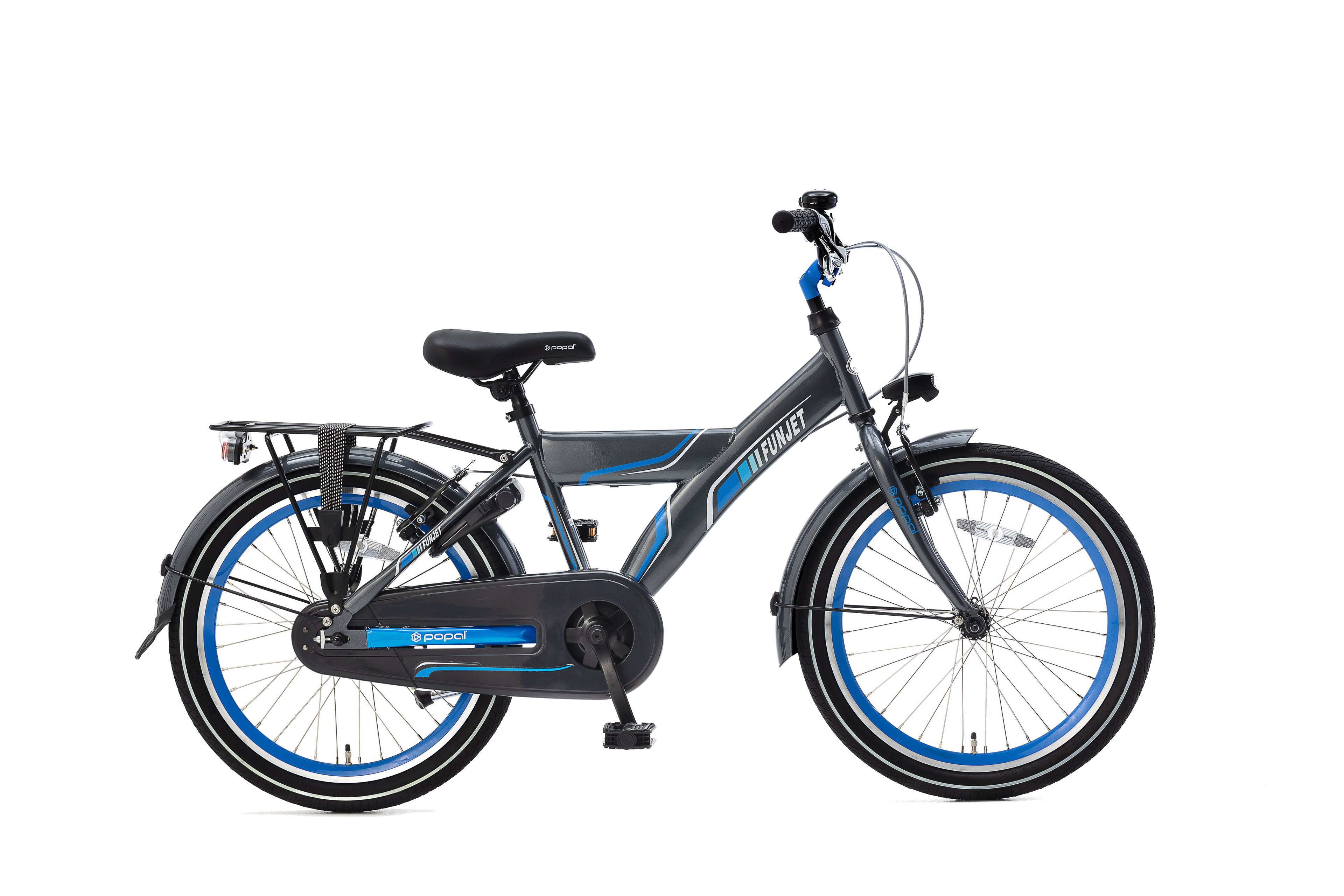 supersuper | jongensfiets | funjet x 22 | staal | grijs