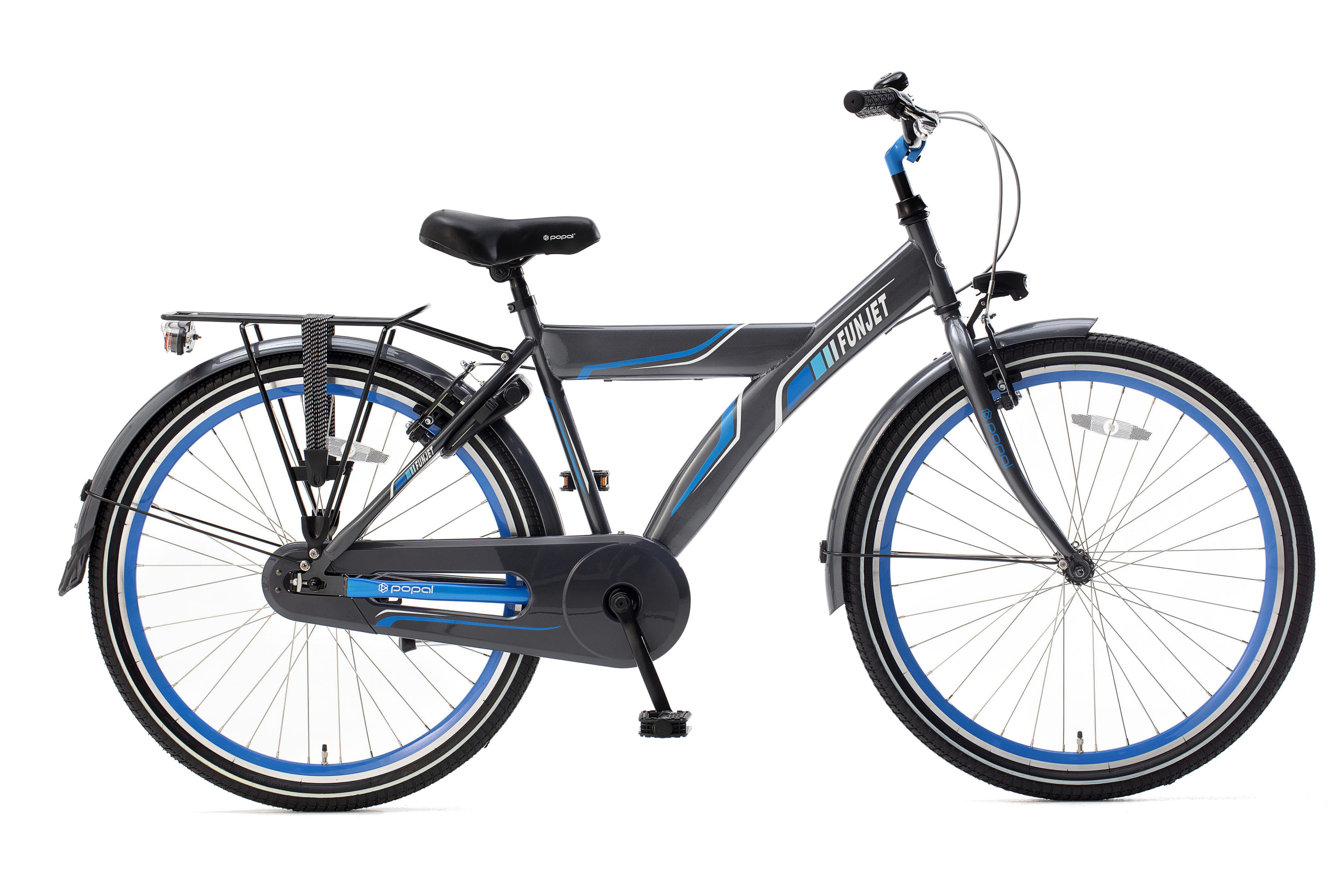 supersuper | jongensfiets | funjet 26 | staal | grijs
