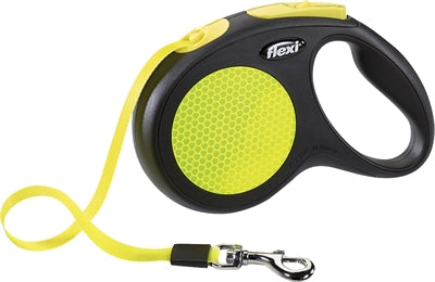 Flexi rollijn new classic neon tape zwart geel
