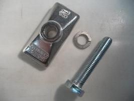 Esge standaard plaat met bout (oud)