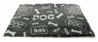 Martin vetbed dog print grijs wit gerecycled